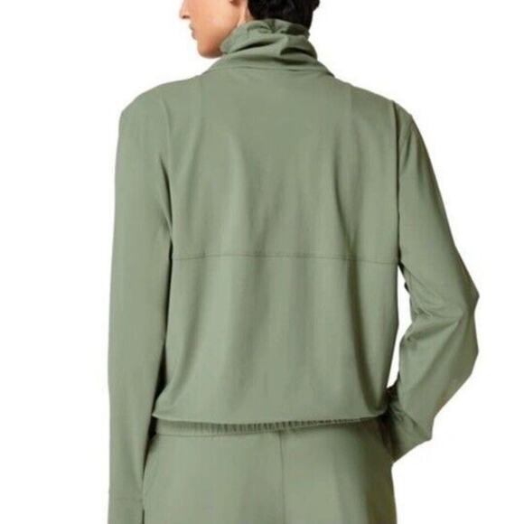 Sweaty Betty Explorer SET Jacket & Pants Athletic Athleisure Sporty Green Size S - Picture 2 of 16